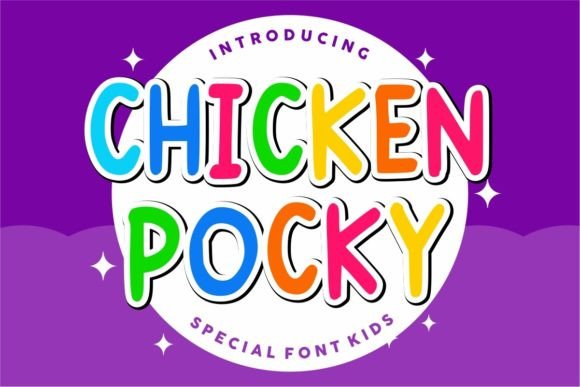 Chicken Pocky: A Playful Display Font for Creative Projects
