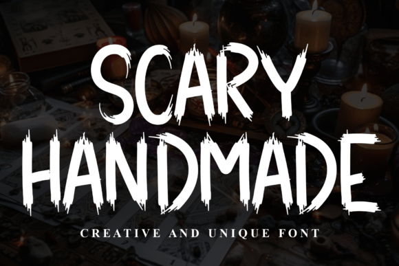 Discovering the Sweet Appeal of the Scary Handmade Font