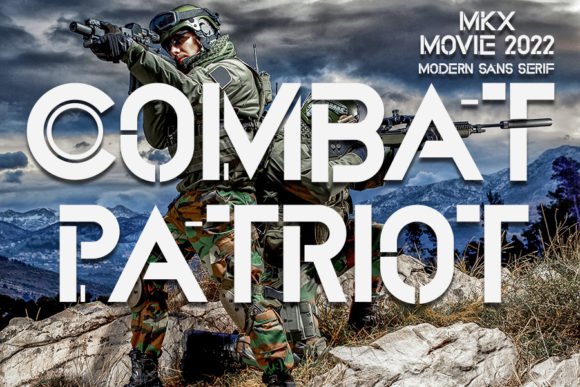 Exploring the Bold Vision of the Combat Patriot Typeface