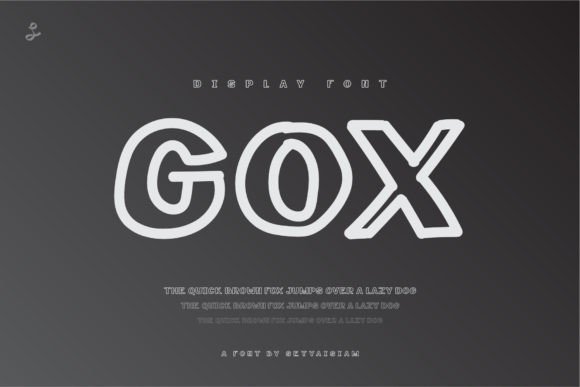 Gox: The Bold Display Font for Modern Design Impact