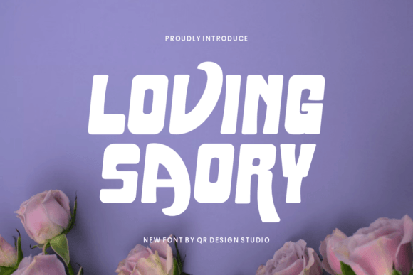 Loving Saory: A Bold Typeface for Modern Branding