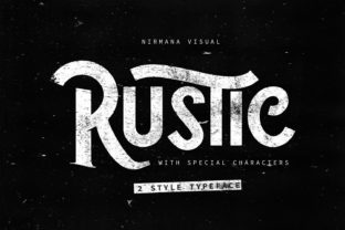Rustic: A Bold Display Font for Standout Designs