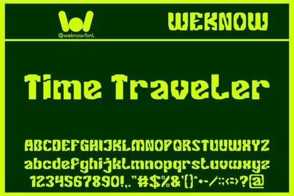 Time Traveler: A Typeface for Future-Focused Design